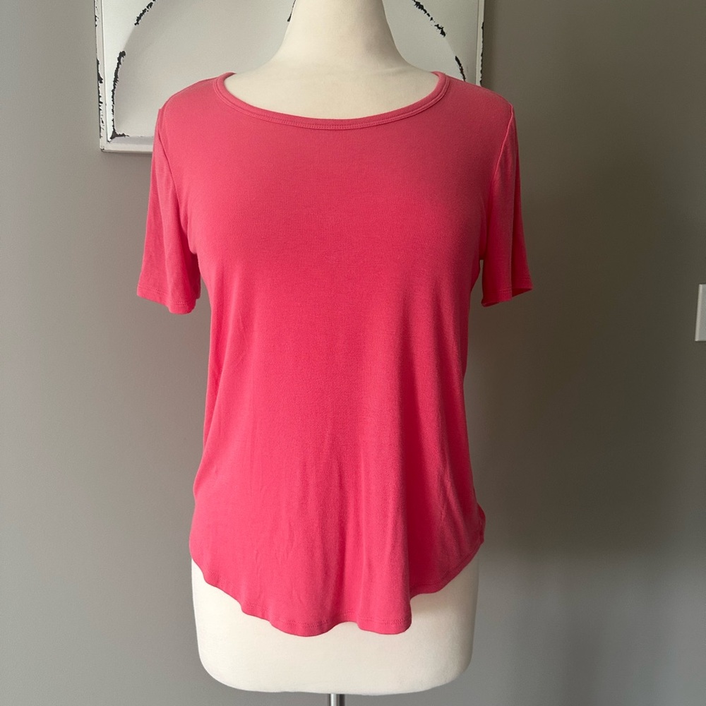 LOFT Coral Short Sleeve Tee